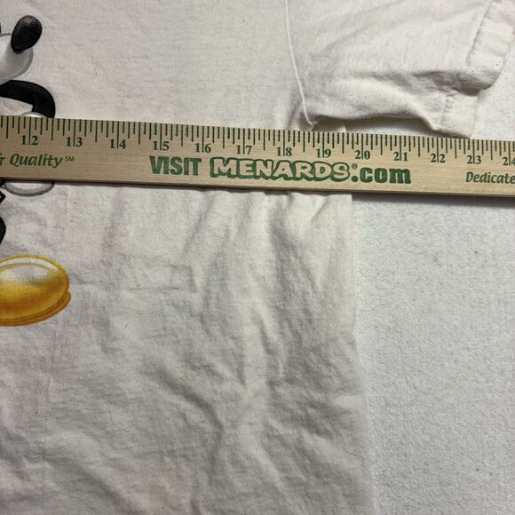 Vintage MICKEY MOUSE Shirt Medium White Ringer Florida DISNEY Retro - Picture 5 of 6